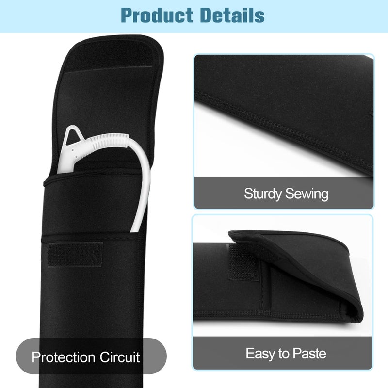 ALEIFLE Heat-Resistant Storage Bag Travel Case Cover Pouch for Hair Straightener Curling Iron Flat Iron - Image 4